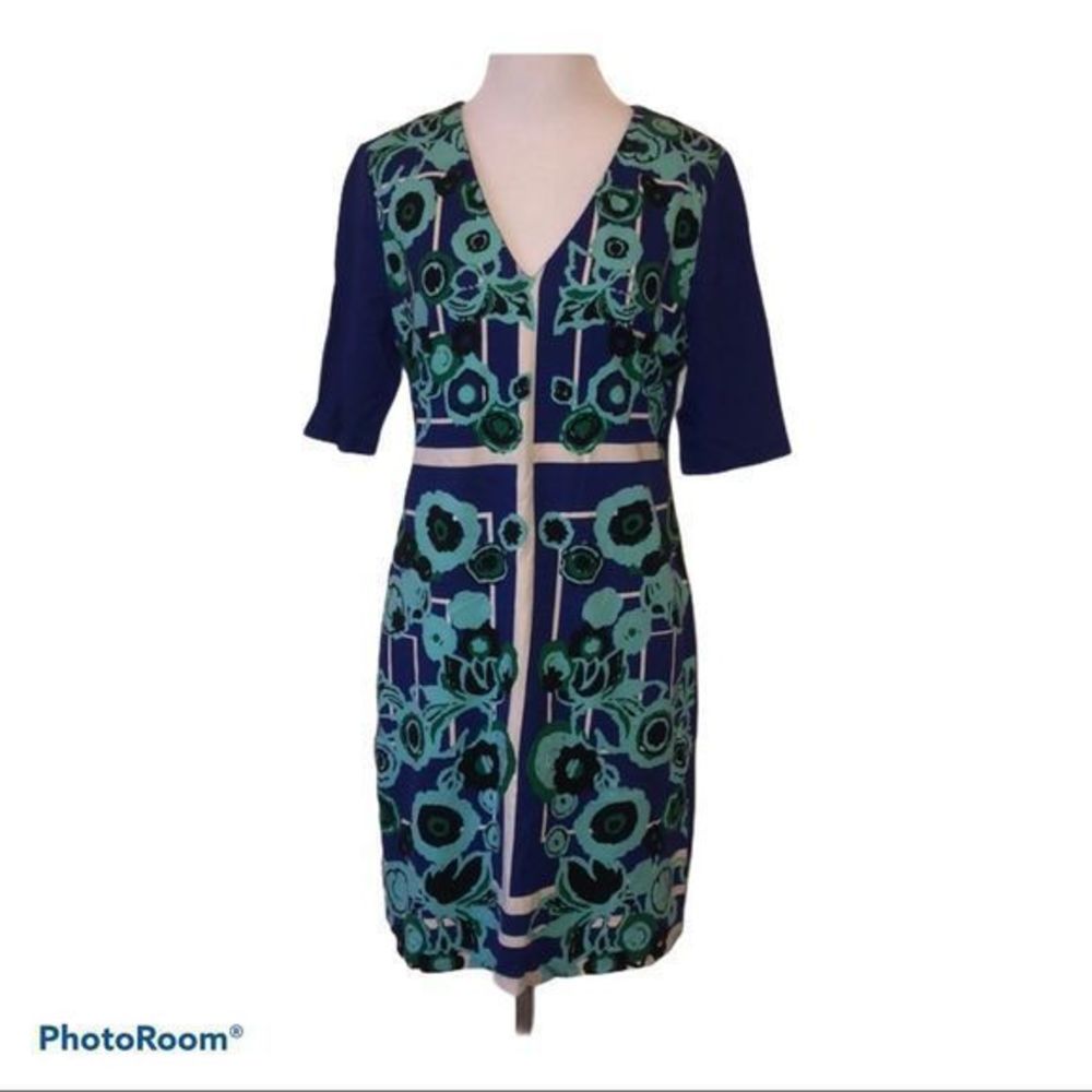 Plenty by Tracy‎ Reese Juana ponte floral shift dress women’s size 6